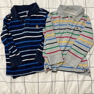 Baby gap long sleeve polo shirts boys 3T
